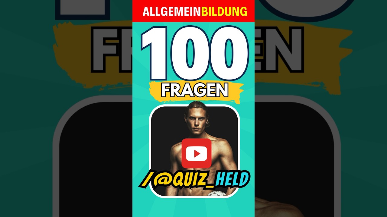 ⚡️ NEU: Das gro&szlig;e Allgemein-Quiz 🤯 #allgemeinwissen #quiz #german #quizfragen #quiztime #quizgames