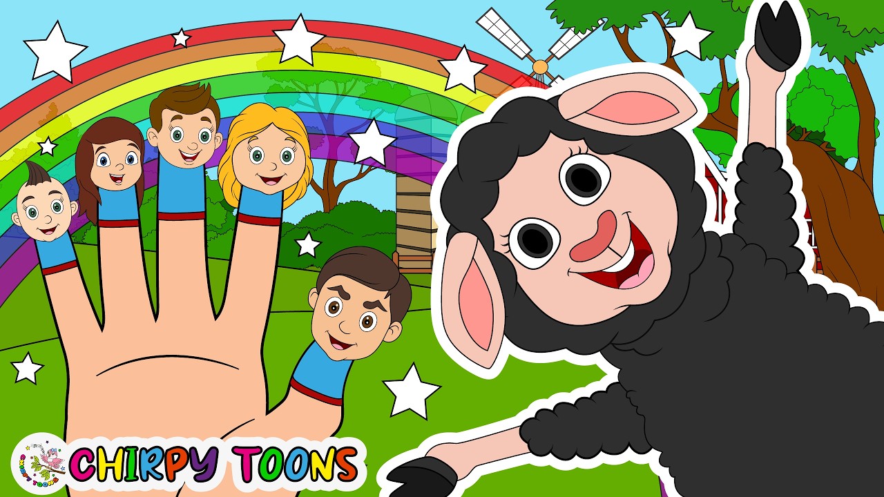Baa Baa Black Sheep + Finger Family - Nursery Rhyms & Kids Songs | Daddy Finger Mummy Finger