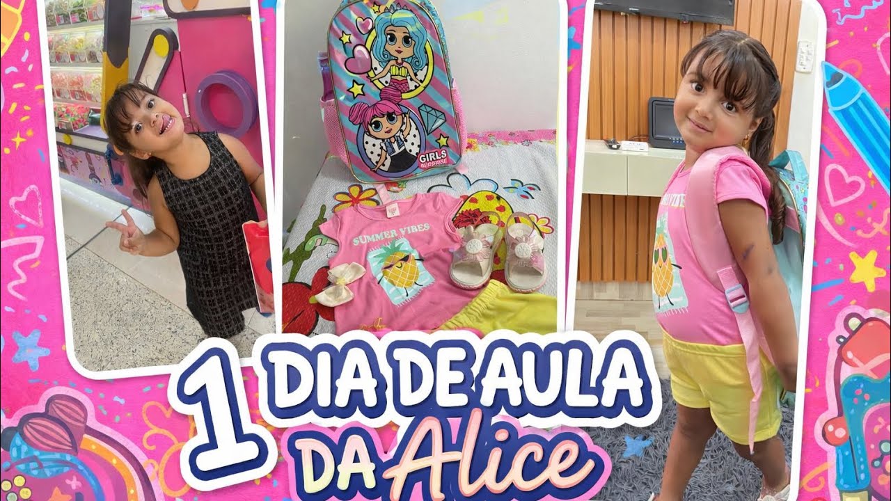 1 DIA DE AULA DA ALICE | MATERNAL 2 | De volta às aulas | FAMÍLIA VITAL