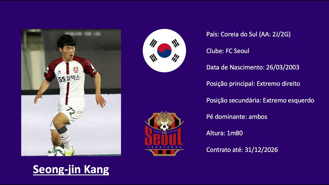 Seong-jin Kang / 강성진 | 2003 (FC Seoul | FC 서울) AFC U20 footage