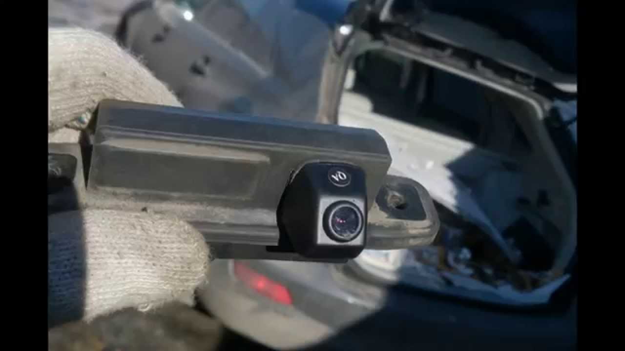Подключение/установка задней камеры Toyota Venza, Connection and installation backup camera VENZA