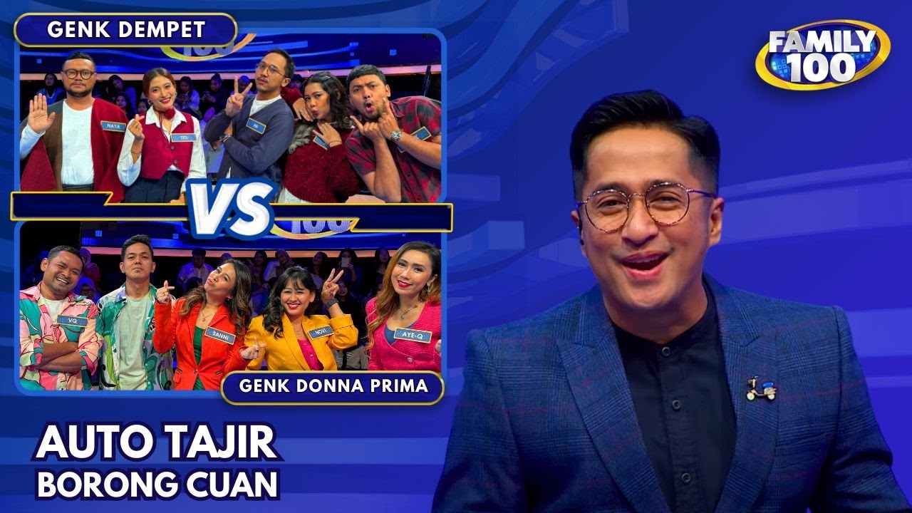 BEREBUT CUAN! Genk Donna Prima & Genk Dempet Borong Puluhan Juta - Family 100 (23/6/24)