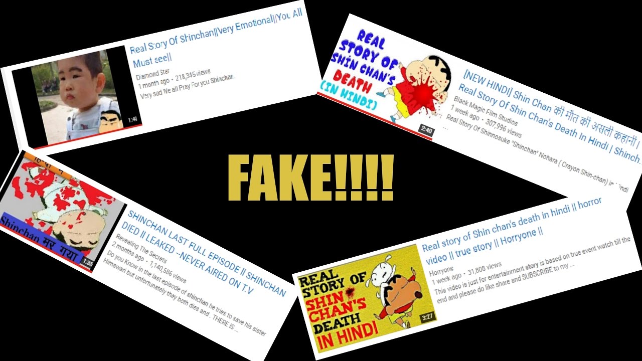 Shinchan Real Story Revealed - Everything You Heard Earlier Was Not True!!!!