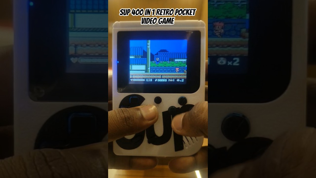 SUP 400 In 1 pocket video game preview Retro games #classicgaming
