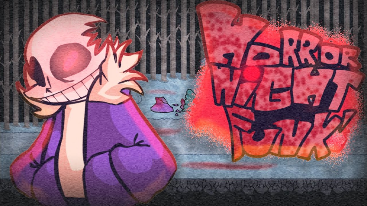 Horror Night Funkin' VS Horror Sans +VHS