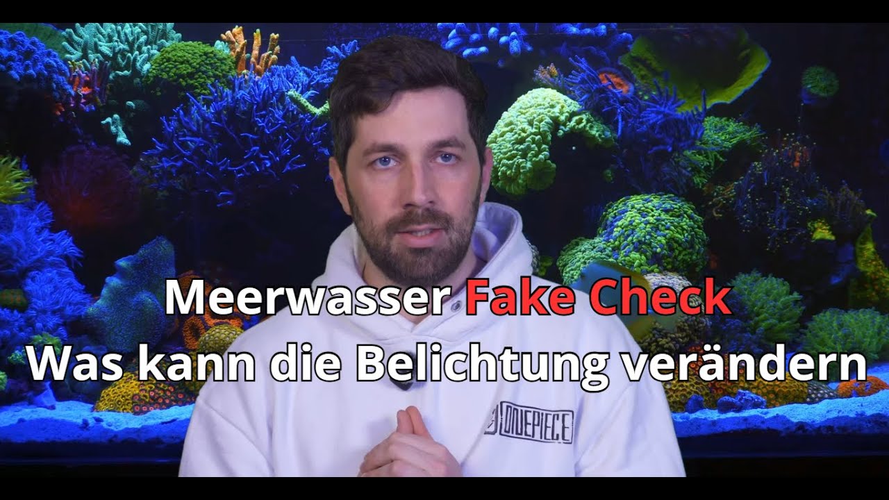 Meerwasser Fake Check! Was kann die Belichtung verschleiern!?