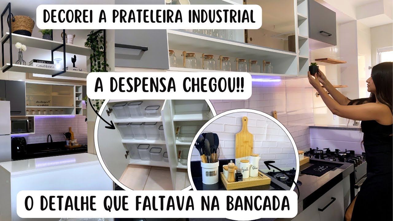 O TOQUE FINAL: REORGANIZANDO A COZINHA NOVA ANTES DA MUDANÇA!