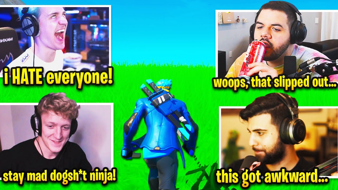 NINJA *FREAKS OUT* when COURAGE *ADMITS* TFUE and BUGHA ARE BETTER! (Fortnite Season 2)