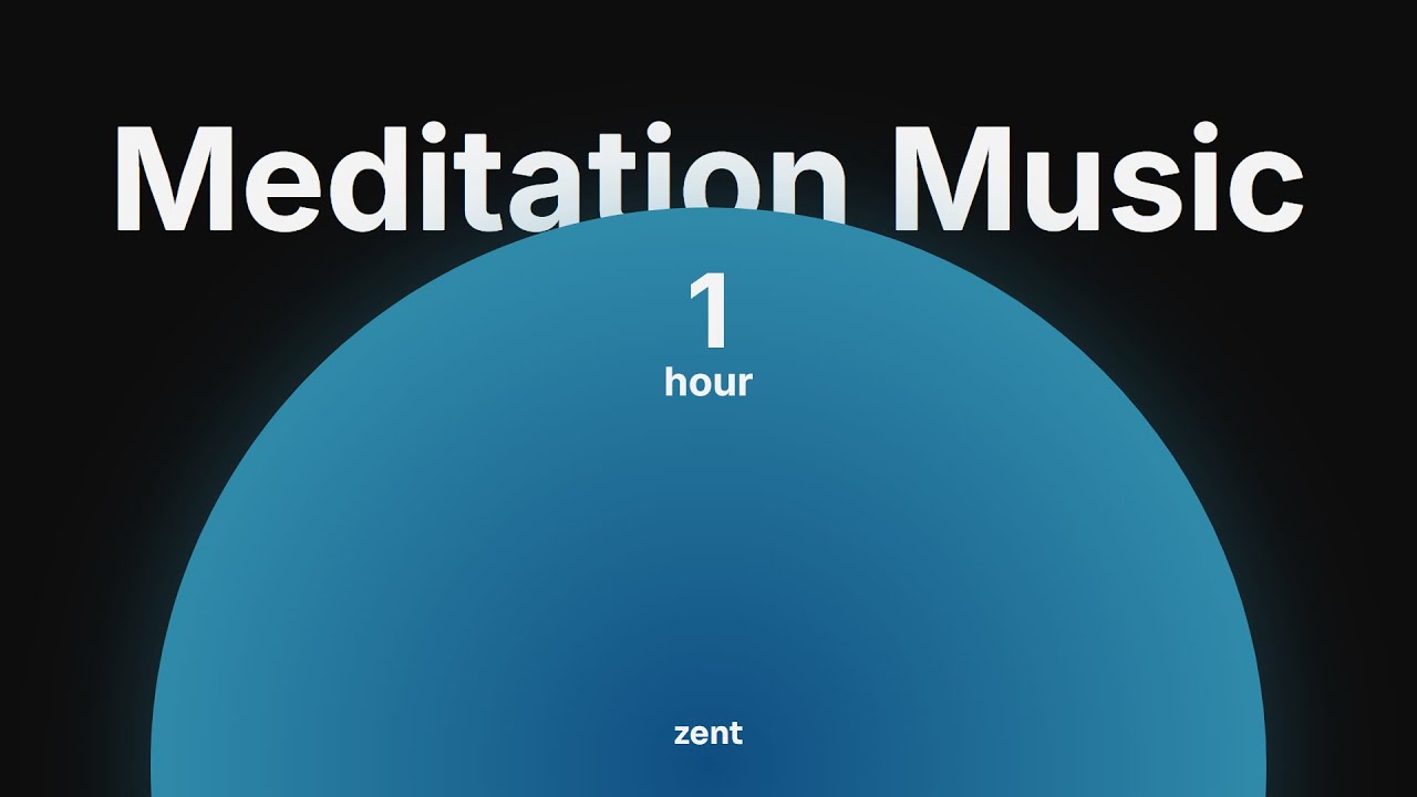 1 Hour of Gentle Meditation Music with Dancing Spheres for Sleep, Focus, Yoga, Journaling & Relax