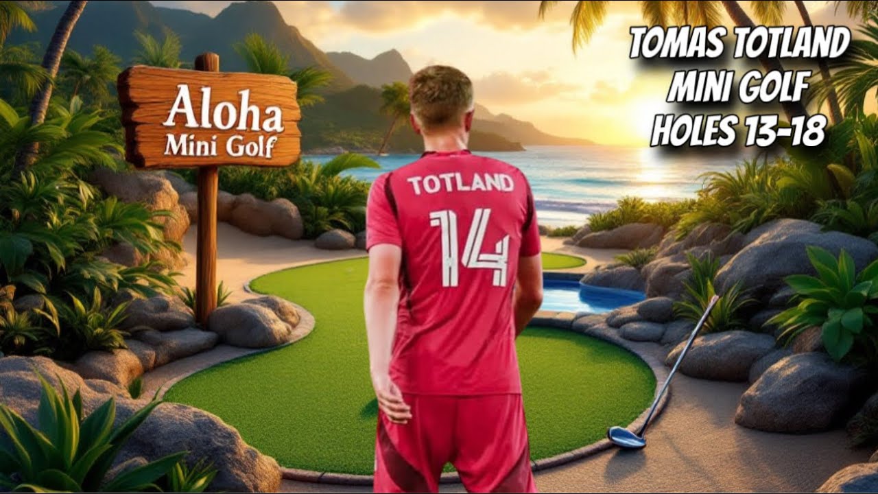 Tomas Totland Takes On Aloha Mini Golf ⛳️ Holes 13-18