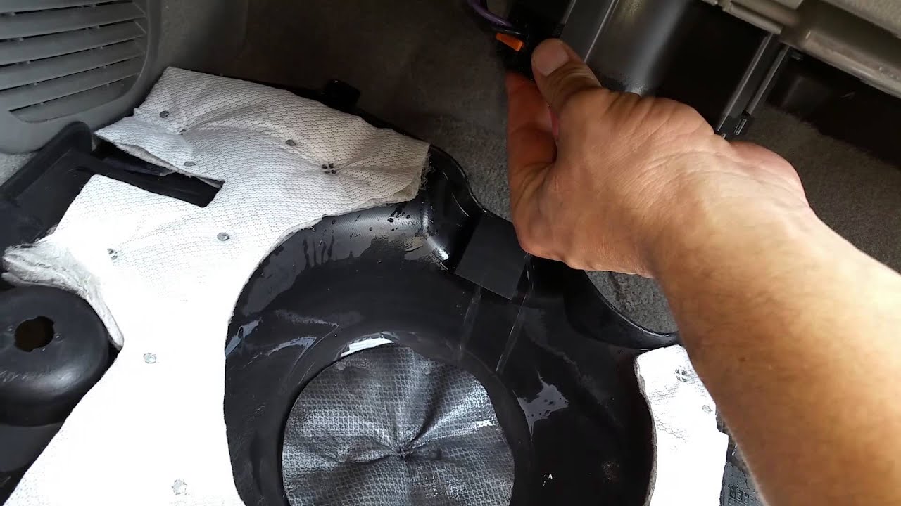 Traverse 2010 passenger water leak solved part1of2