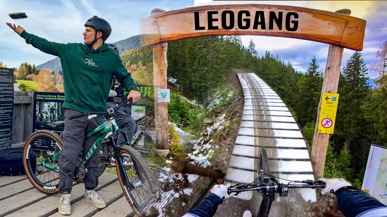 Letztes mal BIKEPARK LEOGANG mit der selbstfliegender Drohne! HOVERAir X1 PROMAX
