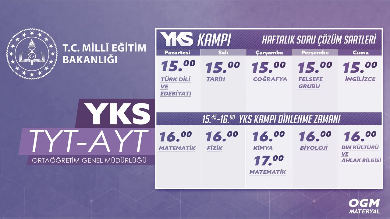 OGMMATERYAL YKS Hazırlık-Soru Çözümleri 09.02.2021 Tarih-Fizik Dersleri