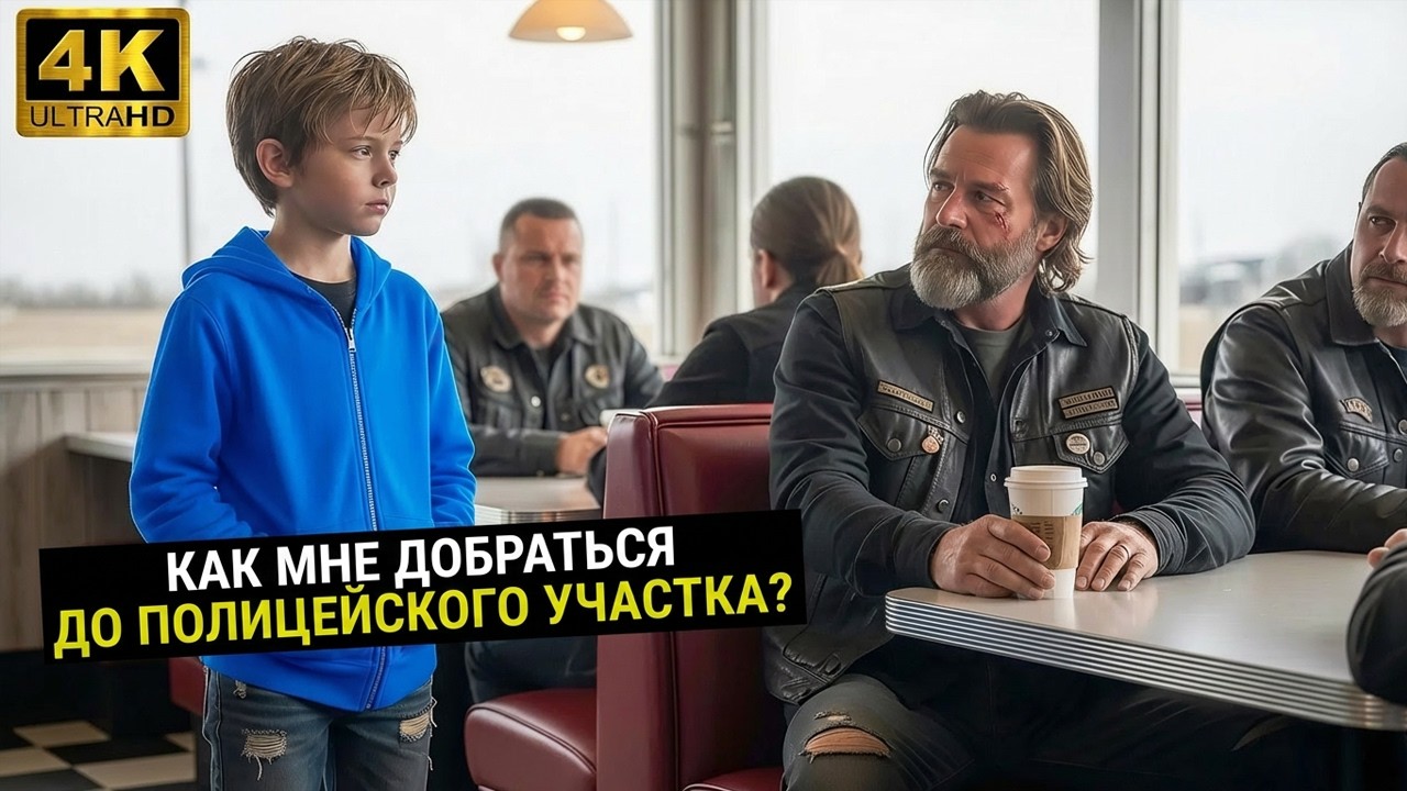 Маленький МАЛЬЧИК попросил байкеров показать дорогу к полицейскому участку — и вся группа подъехала