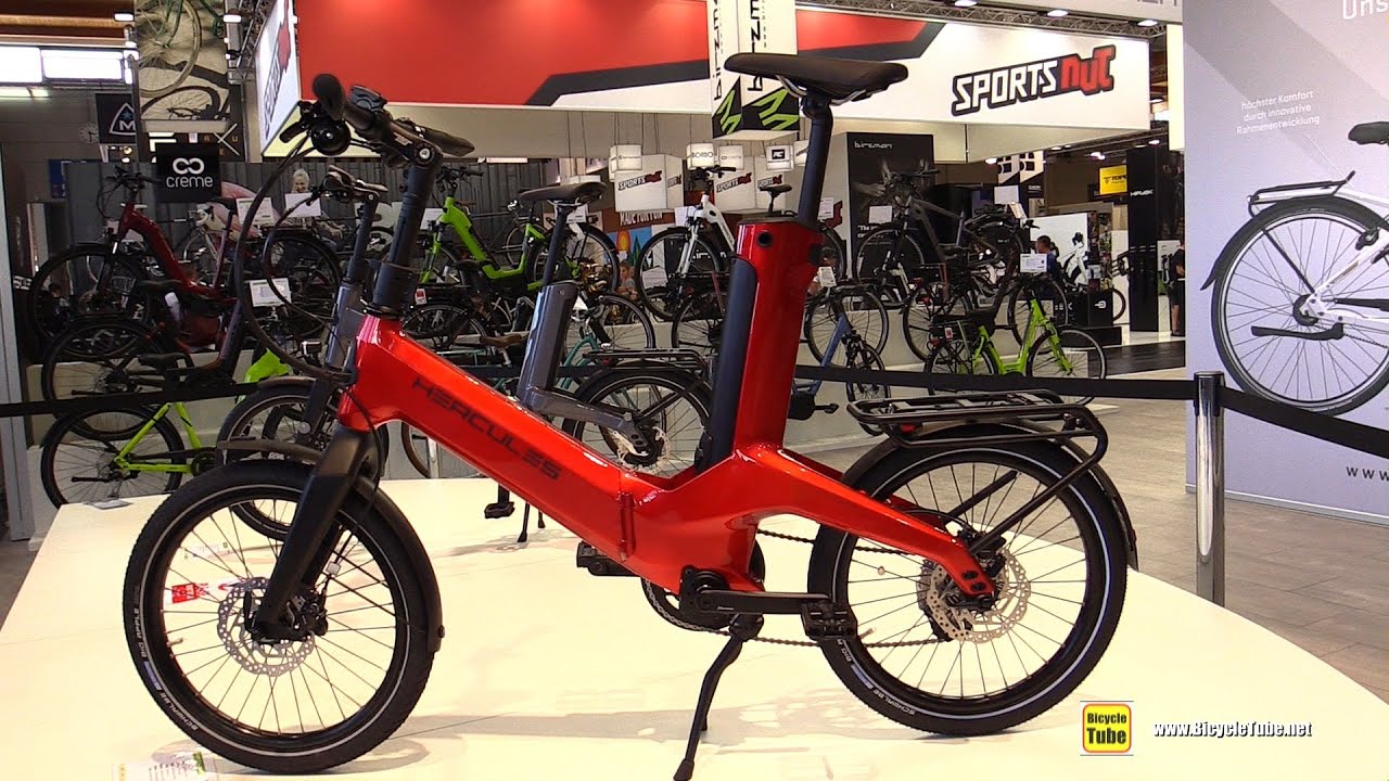 Hercules Futura Fold Carbon Electric Bike Walkaround Tour - 2020 Model