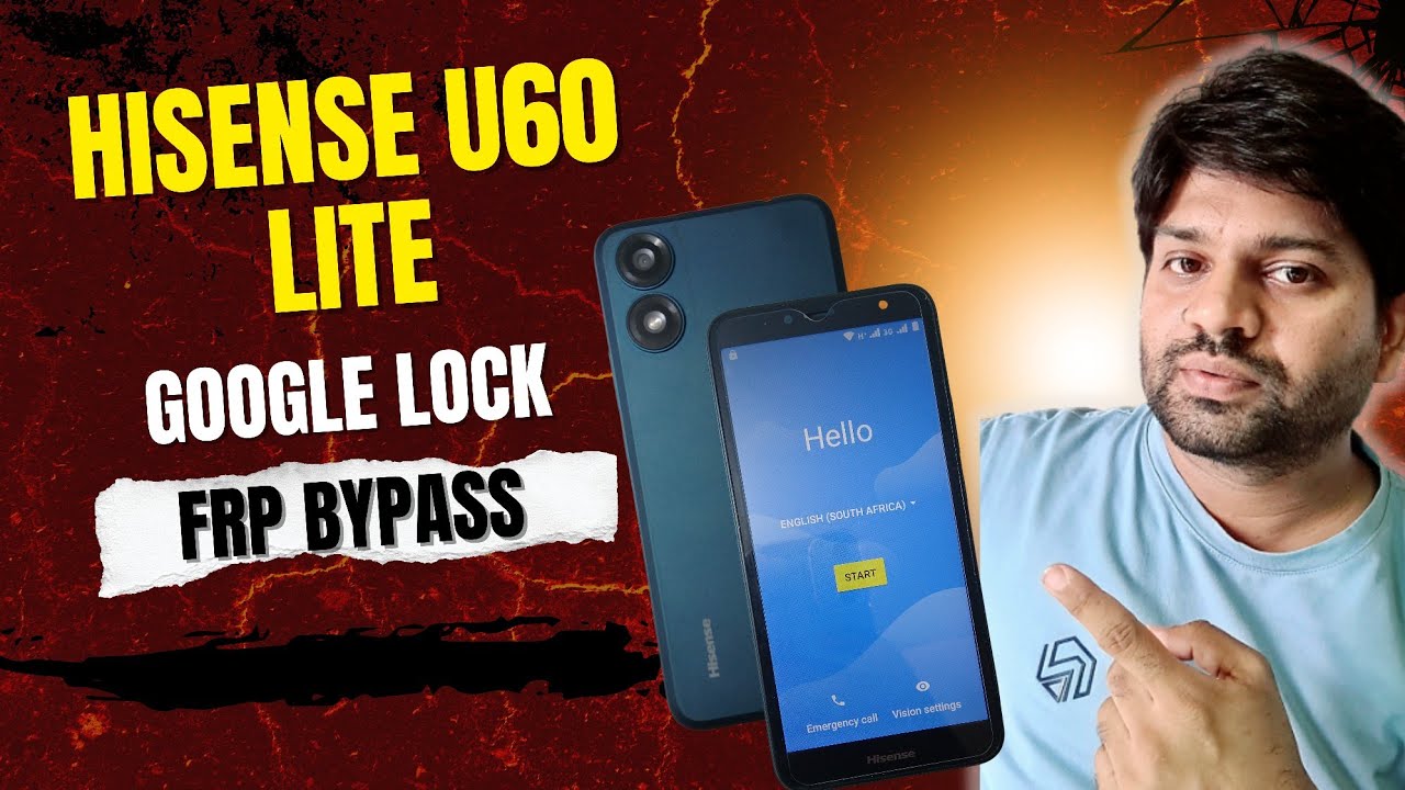 Hisense U60 Lite / U60 Google Lock Bypass | Remove Gmail Account | The Cellphone Hub