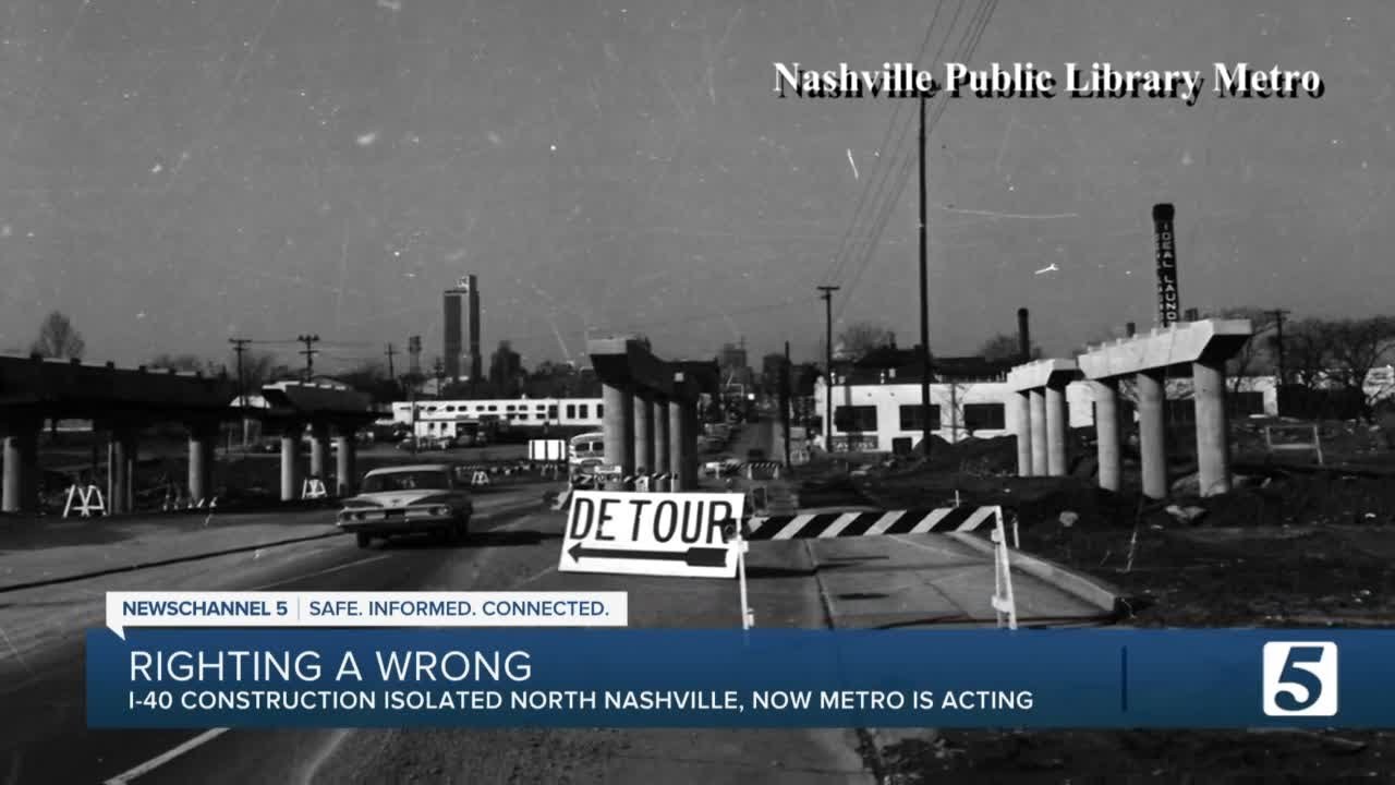 Plans to reconnect North Nashville decades after I-40 divided communities