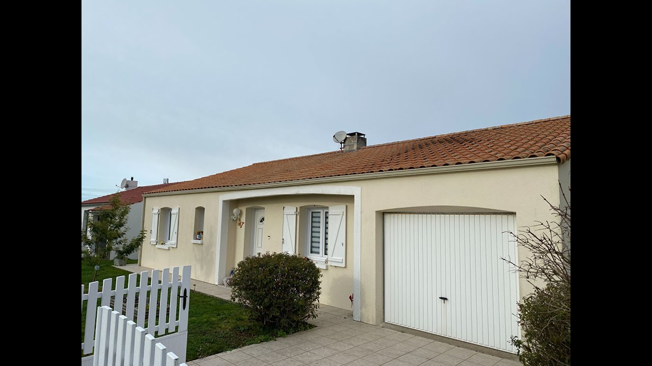 En Vendée, L'aiguillon sur Vie, maison située à quelques minutes de l'océan,  de plain-pied.