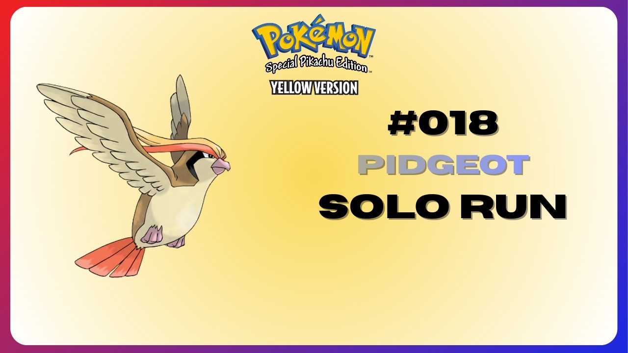How Good is Pidgeot in Pokémon Yellow? | Solo Run