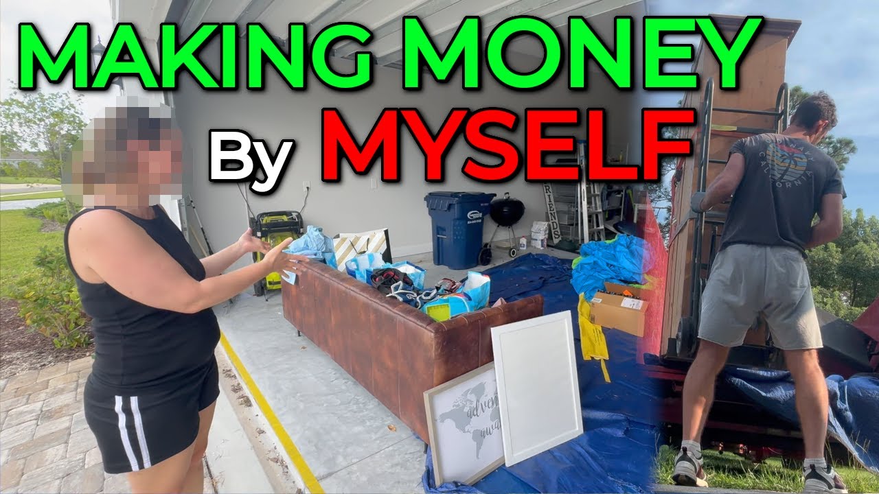 Making Big Money BY MYSELF Doing Solo Junk Removal