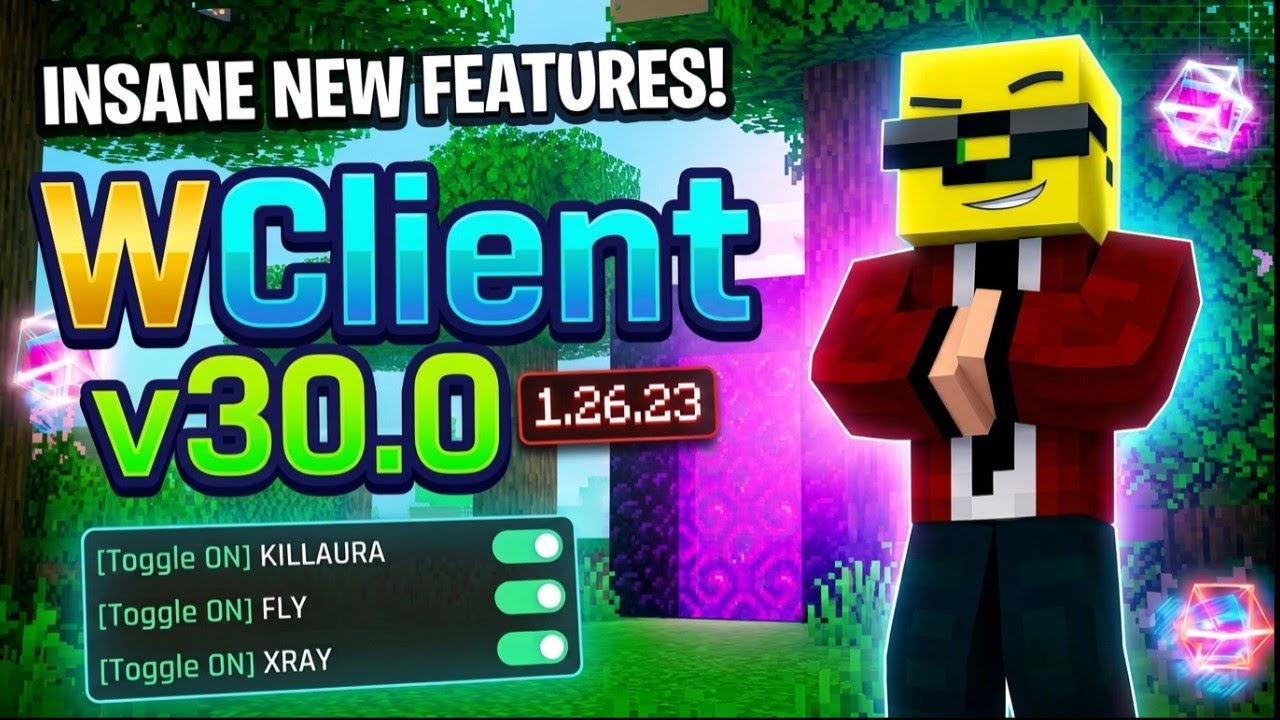 WClient v30.0 Supports Minecraft 1.26.23 🔥 | Best Client MCPE