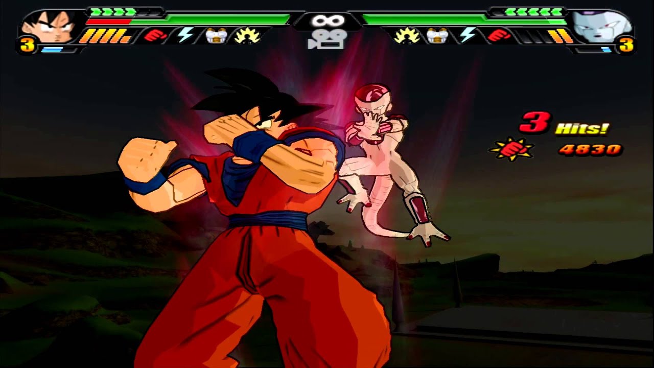 [Dual TAS]Dragon Ball Z: Budokai Tenkaichi 3: Goku (God) VS Frieza (God)