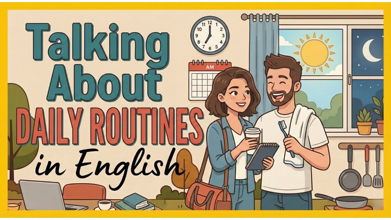 Learn How to Talk About Daily Routines in English | English Conversation |  Easy English Podcast
