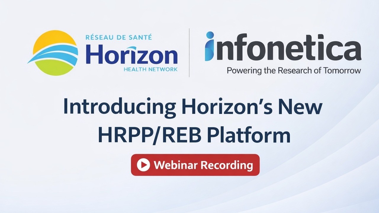 Infonetica Implementation: Introduction to Horizon’s New HRPP Submission Portal | Webinar Recording
