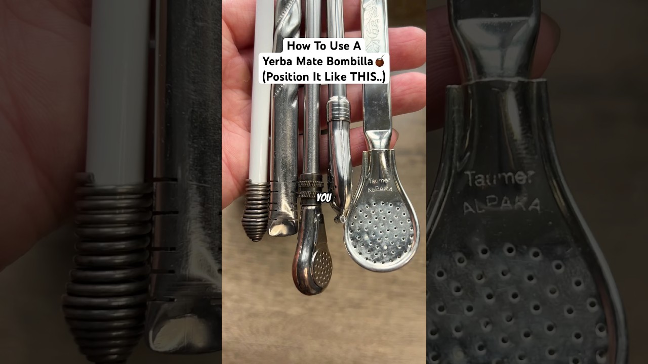 How To Use A Yerba Mate Bombilla🧉(Position It Like THIS!)