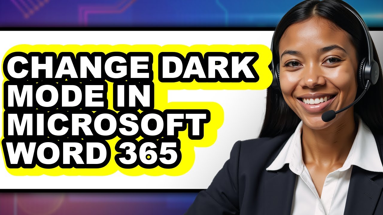How to Change Dark Mode in Microsoft Word 365 (updated)