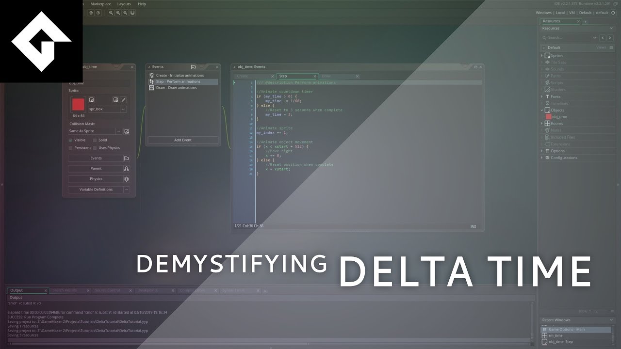 Demystifying Delta Time - GameMaker Studio 2 Tutorial