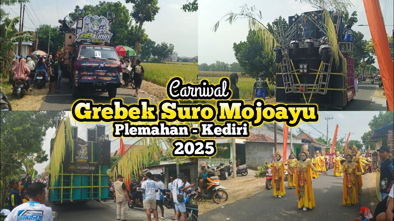 Meriah!! Karnaval Grebek Suro Desa Mojoayu Plemahan Kediri 2025🔥