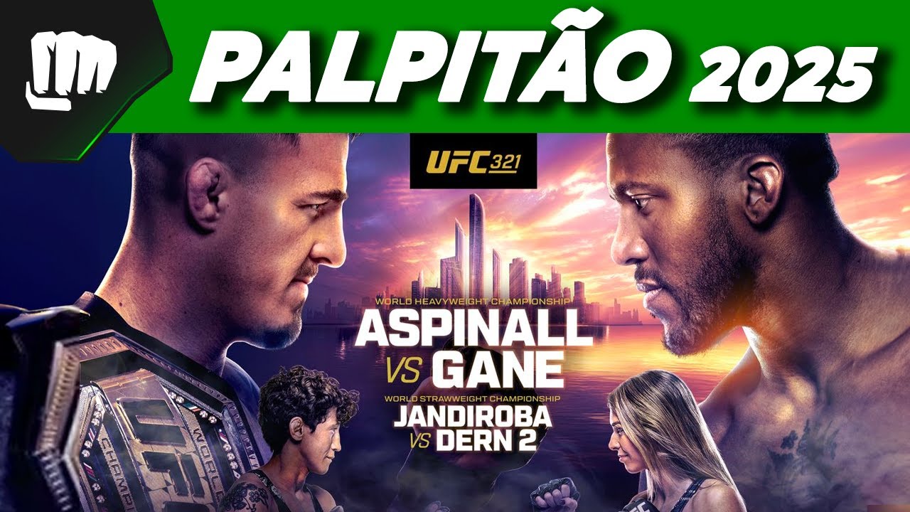 ASPINALL vs GANE  - PALPITÃO UFC 321 - TOM ASPINALL vs CIRYL GANE
