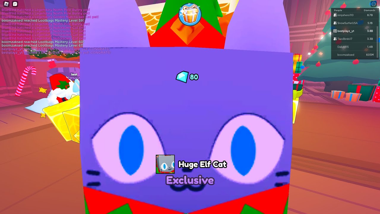 OMG  I Hatched A Huge Elf Cat 😱😱 In Pet Sim X!!! (ROBLOX)