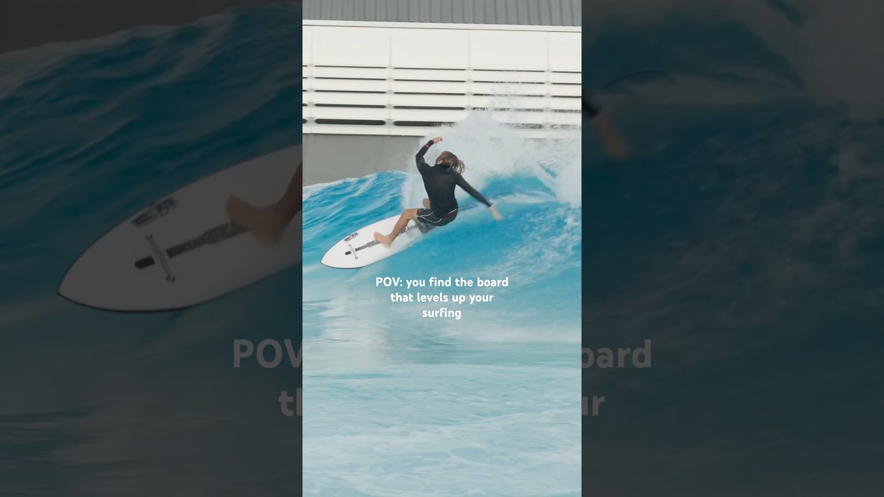 The BEST wavepool board #surfing #surf #wavepool #urbnsurf #surfboard