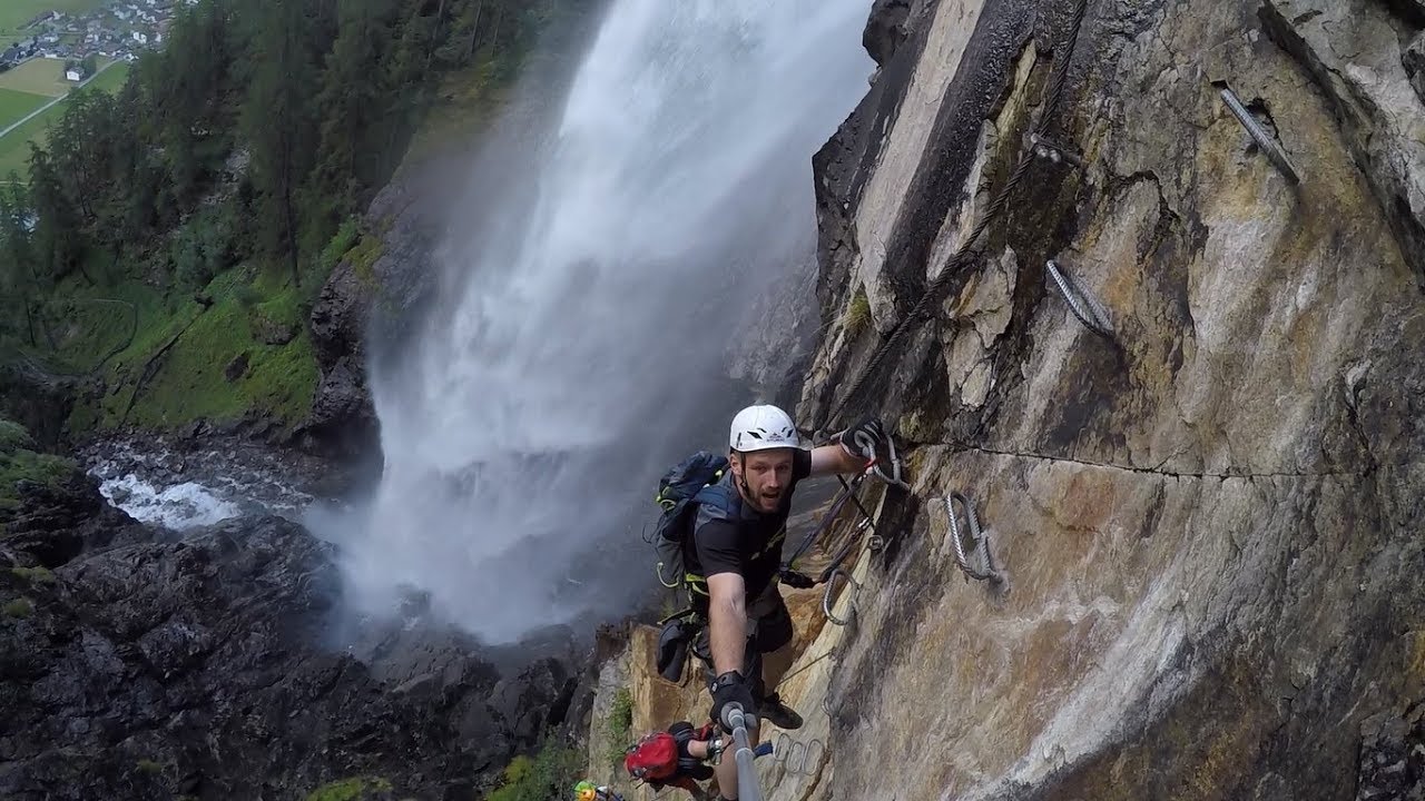 Najlepsze Ferraty w Austrii #3Lehner Wasserfal Ferrata nad Wodospdem !
