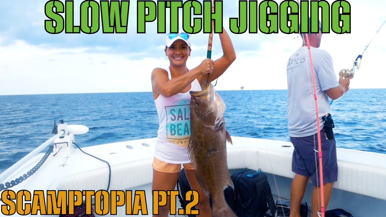 BIG Scamp Grouper Slow Pitch Jigging - Scamptopia PT.2