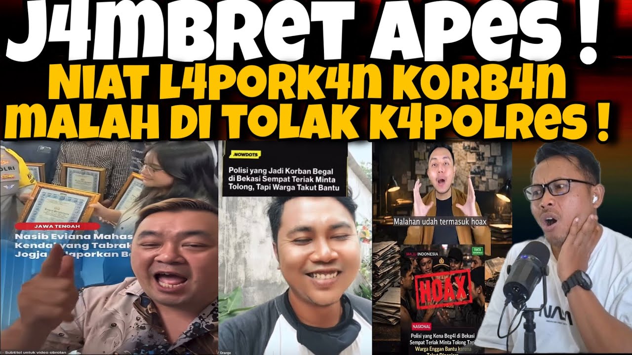 J4MBRET AP3S‼️NI4T L4P0RK4N K0RB4N M4L4H DI TOLAK K4P0LRES JOGJA - INI BARU JOS PAK 