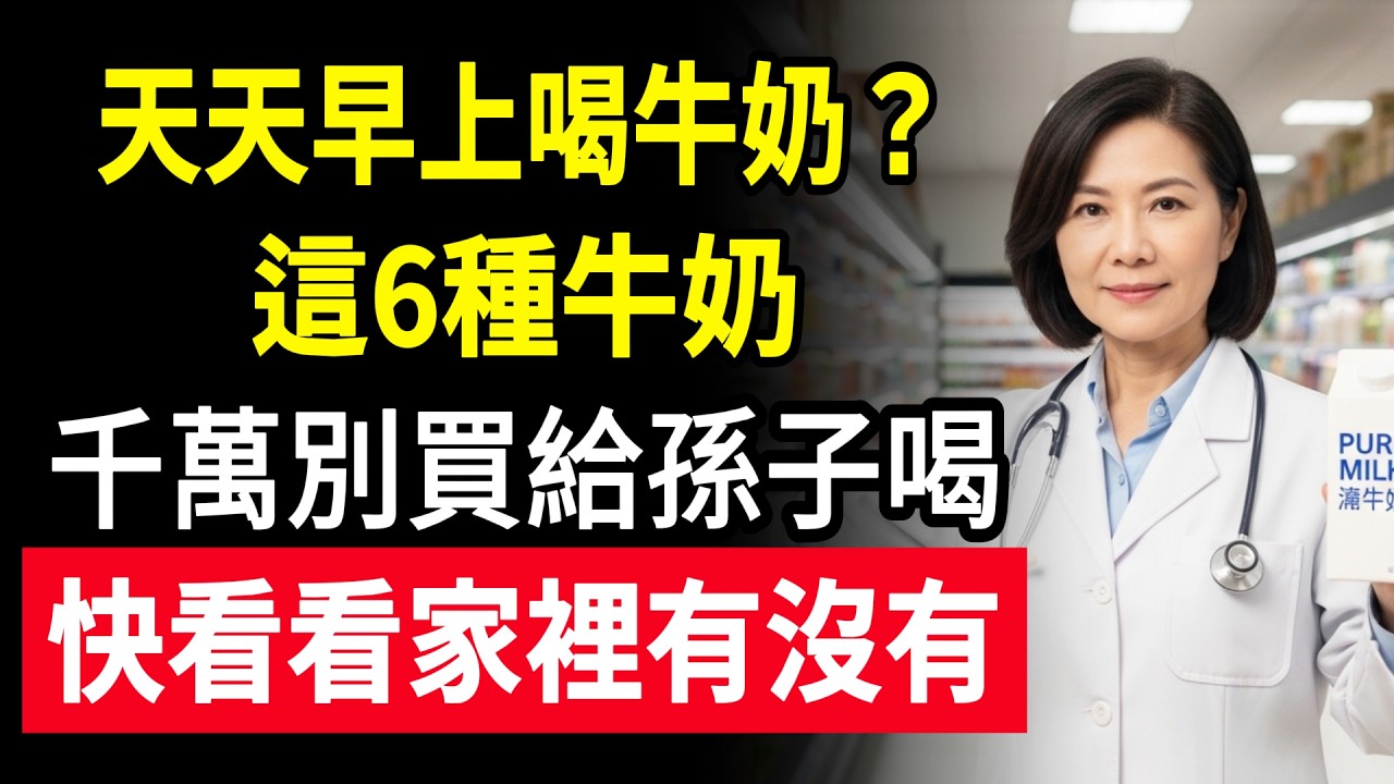 超市牛奶全是防腐剂？皮肤科专家：这全是谣言。教您一招看清配料表，这六种假牛奶千万别再买给孙子喝了，全是科技与狠活。