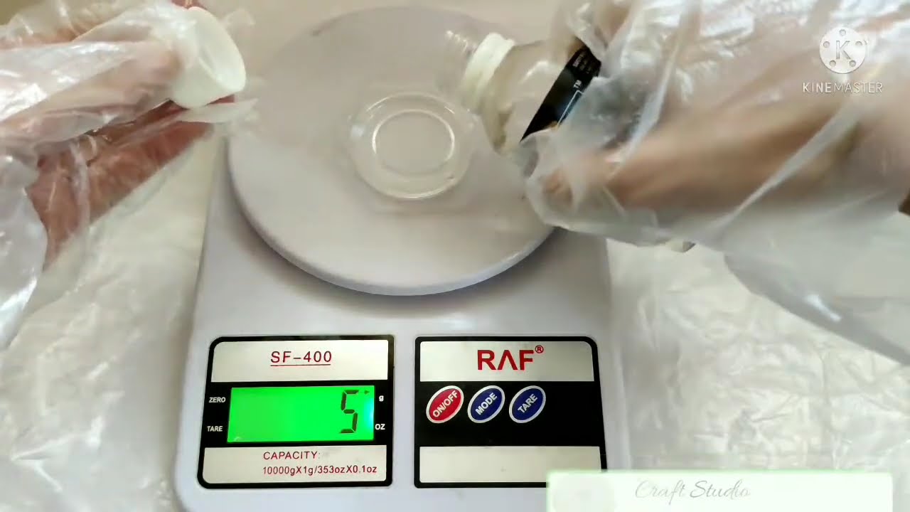 How to mix resin and hardener perfectly #resin #craftstudio