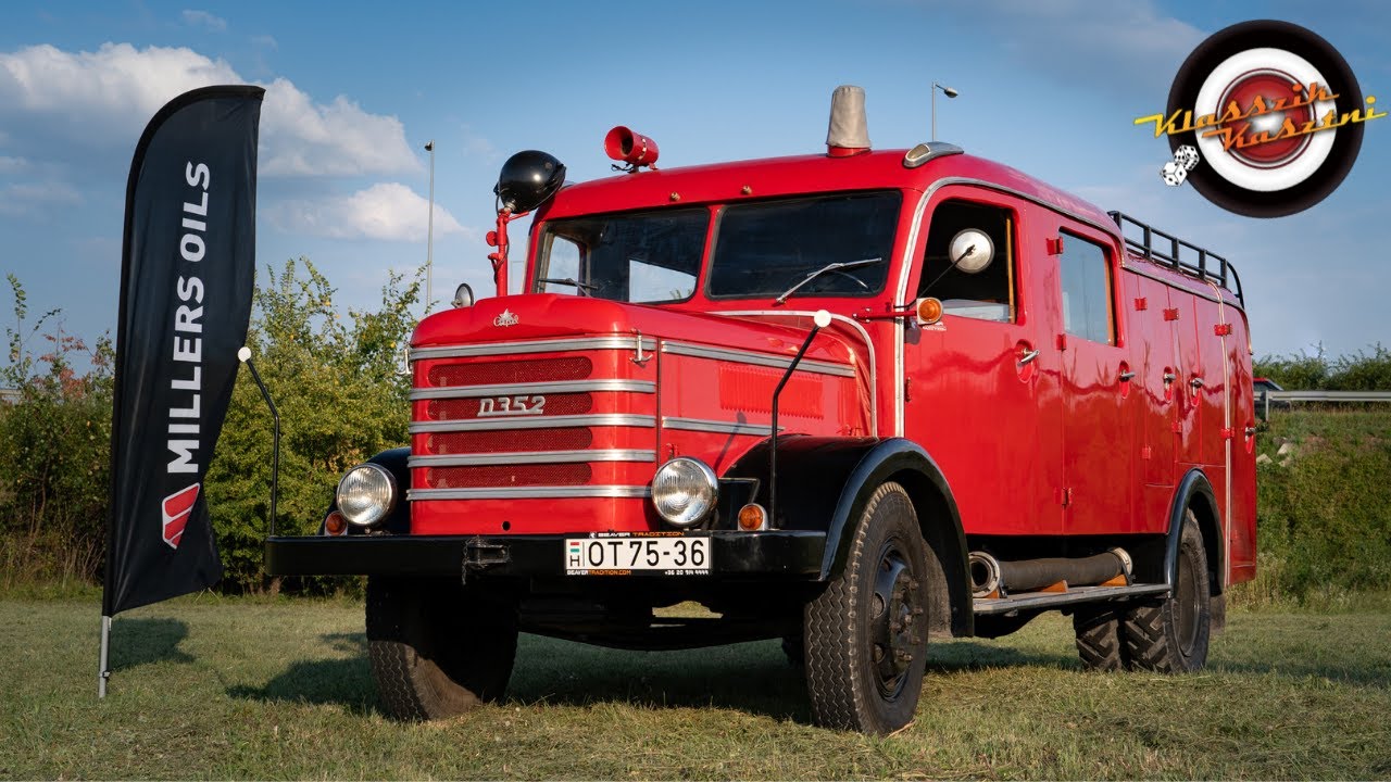 Ennél szebb Csepel tűzoltót még biztos nem láttál! 🚒 | 1957 Csepel D352 tűzoltóautó