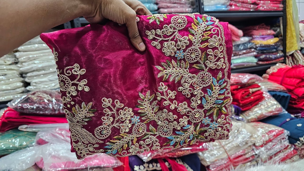 Pure Space Silk Saree With Multi Thread Work || Radha Creation 