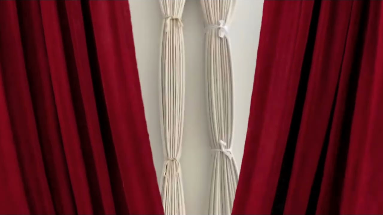 Perde pile hafızası buharlı ütü ile