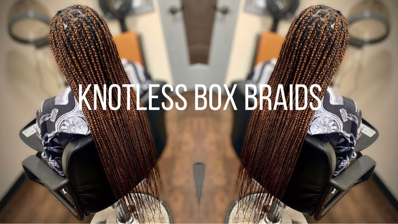 KNOTLESS BOX BRAIDS, WATCH ME WORK!