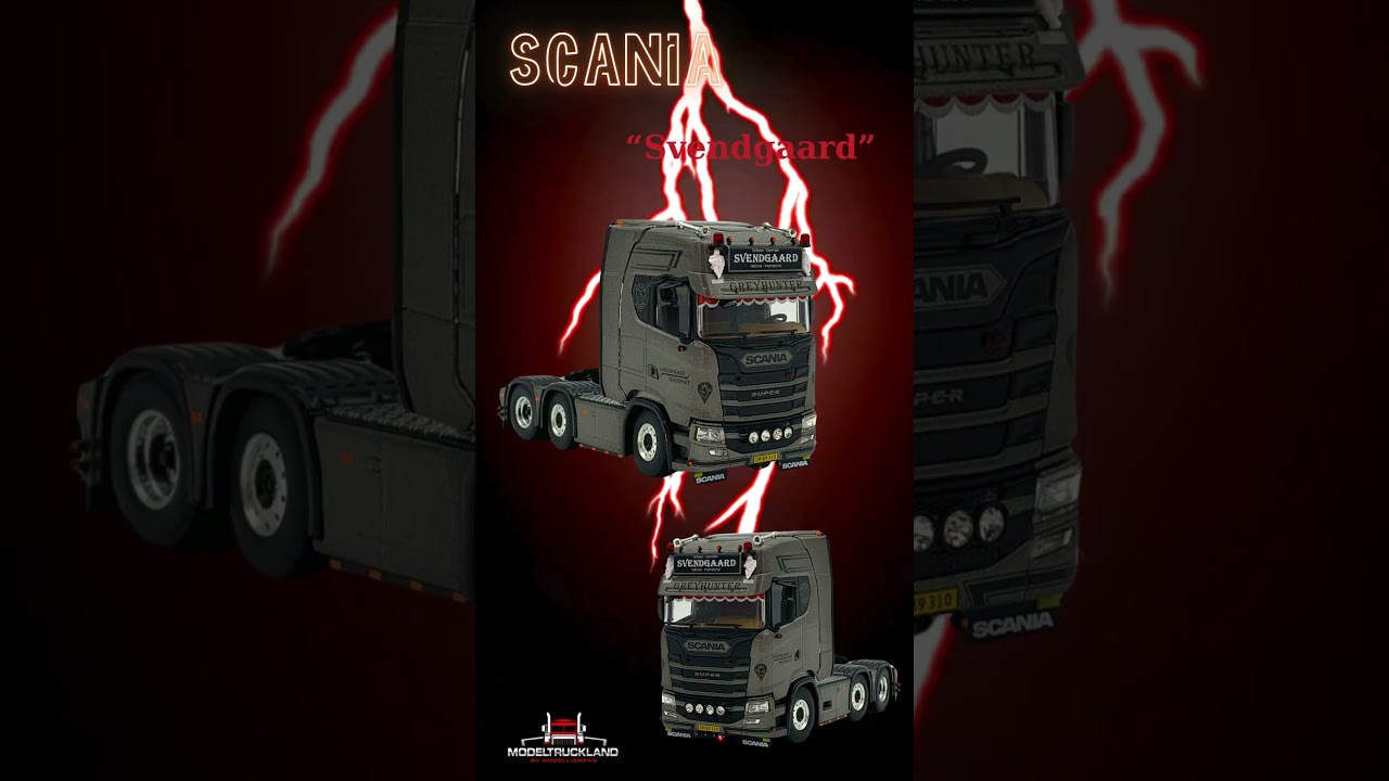 SCANIA S highline CS20H 6&times;2 twin steer &ldquo;Svendgaard&rdquo;,WSI Truck Models #modeltruckland #wsimodels
