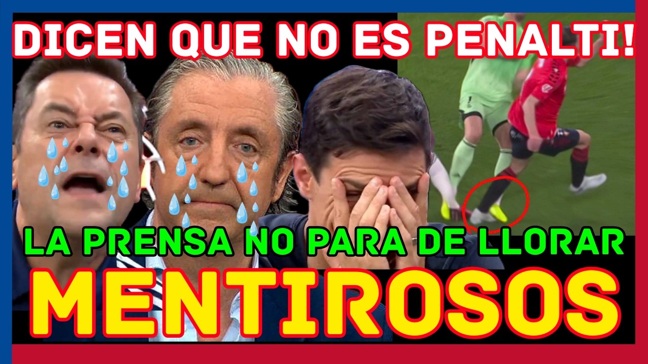 💥 LA PRENSA DE LA CAVERNA NO PARA DE LLORAR! 🔥 NIEGAN QUE FUERA PENALTI COMO FOROFOS!