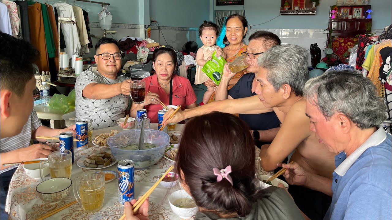 Về Xã Tân Tập - Huyện Cần Giuộc - Tỉnh Long An Ăn Tiệc Tân Niên Cùng Với Gia Đình ( 11 - 02 - 2025 )