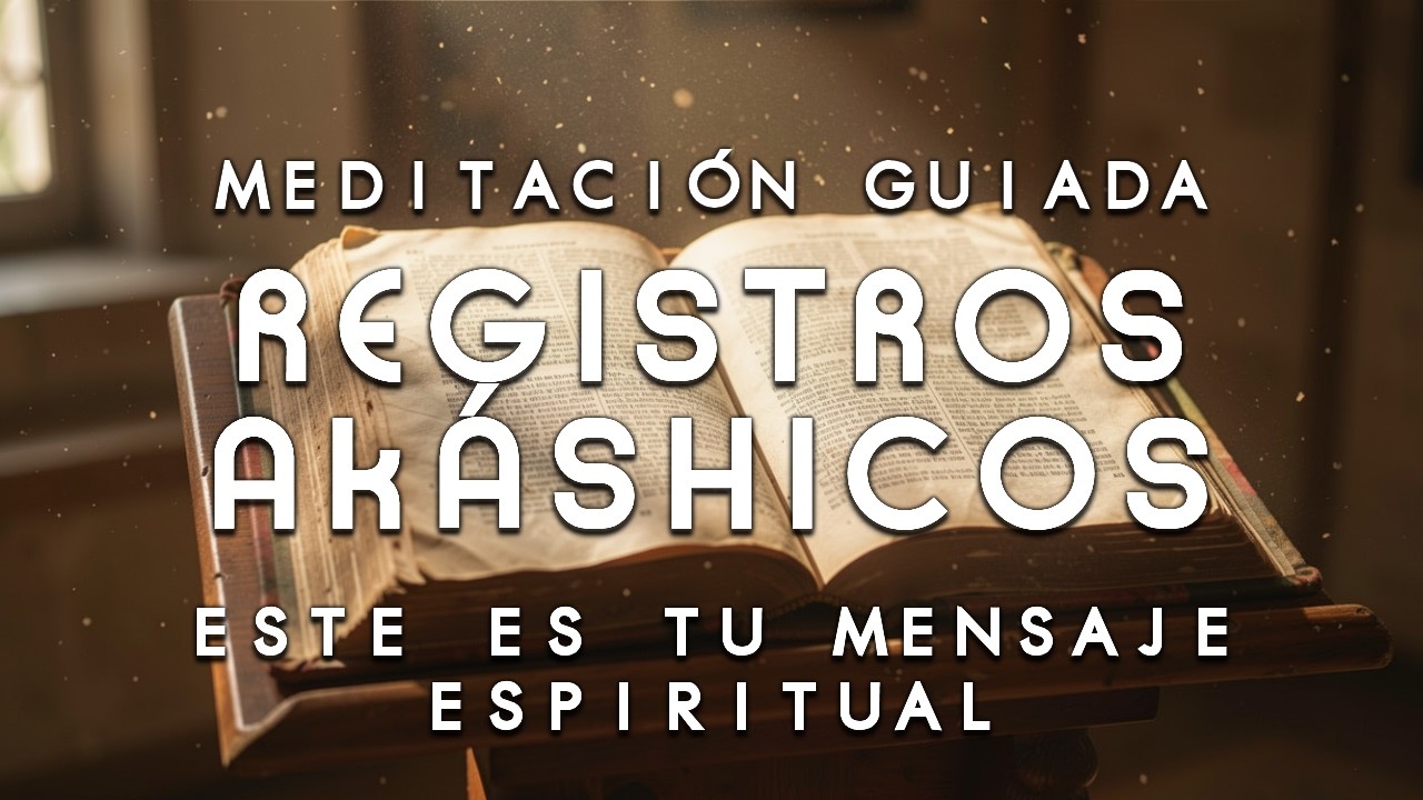 Meditación accede FÁCILMENTE a tus REGISTROS AKÁSHICOS 🌌 La MEMORIA de tu ALMA ✨ SANACIÓN PROFUNDA