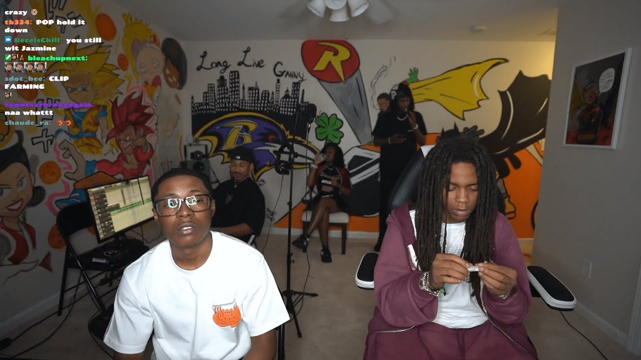 REGGIE X HURRICANE WISDOM 🎤💫 TWITCH STREAM ( WATCH PARTY ) no ads :) girlhefunny1x
