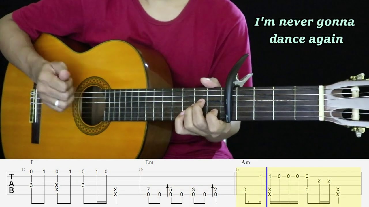 Careless Whisper - George Michael - Fingerstyle Guitar Tutorial TAB + Chords